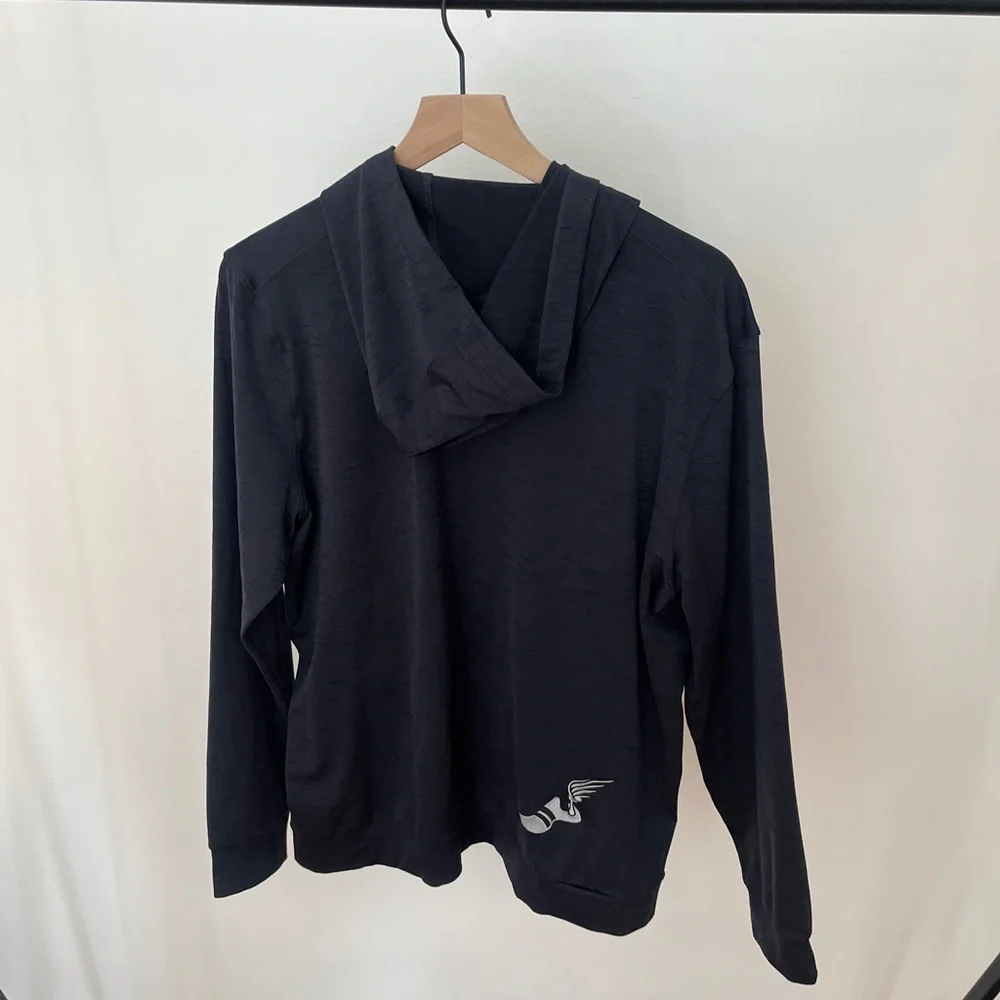 Black Nike Dri-Fit Yoga Zip Up Jacket, Second Sole Arkun Branded
